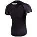 Venum Contender 3.0 Compression T-Shirt - Short Sleeves - L, Black/White, Large