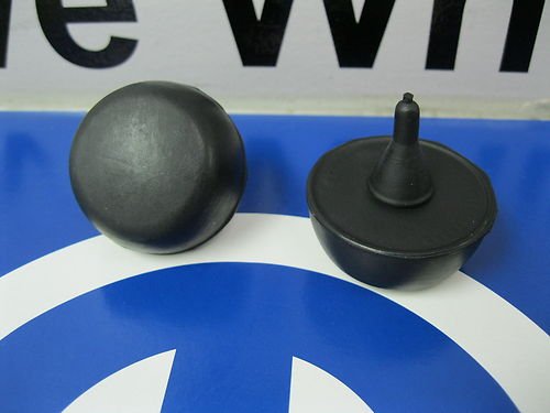 1994-2006 JEEP WRANGLER TJ YJ WINDSHIELD HOOD REST BUMPER STOPS SET OF 2 MOPAR OEM