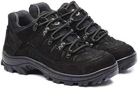 tênis adventure em couro cano curto