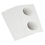 50 Pieces Cardboard Coin Flips 2x2 Holders Sleeves