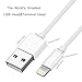 iPhone Charger, Lightning Cable 5Pack 3FT iPhone Charger Cables, USB to Lightning Wire Data Sync Charging Cord Compatible iPhone X/8 Plus/7 Plus/6s/6 Plus/6s Plus/5/5s/5c/iPad/iPod, White