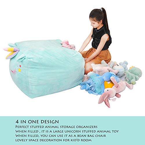 Amazon Bean Bag Chair You Fill With Stuffed Animals Unicorn Toy