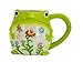 Boston Warehouse Earthenware Mug, Floral Frog Design