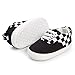 BENHERO Baby Boys Girls Canvas Toddler Sneaker Anti-Slip, A-Black, Size 0.0