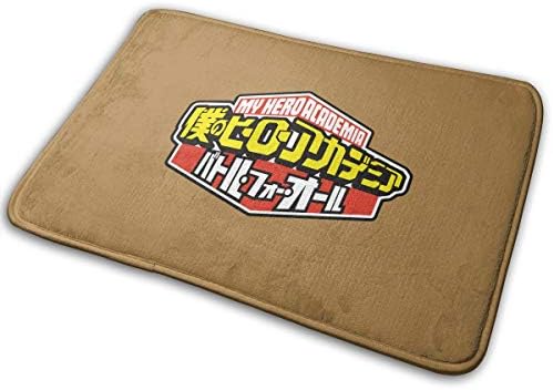 Kurabam Doormat Boku No My Hero Academia Logo Funny Inside Apartment Heavy Duty Doormats Absorbant Mats Rug Carpet
