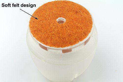 Maydahui 36PCS Round Chair Leg Floor Protector Rubber Caps Silicone Table Pads Furniture Circular Feet Covers ( Size 1 to 1-1/7 Inches)