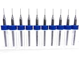 Versatile Tungsten Micro Drill Bits Japanese made for CNC PCB Installation, Toy Making, Model Cars Trucks Planes Boats, Arts & Crafts, Woodworking more. (.35mm)