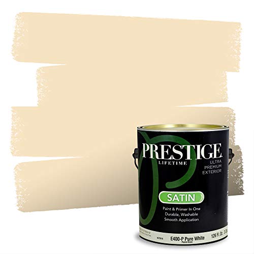 PRESTIGE Paints Exterior Paint and Primer In One, 1-Gallon, Satin, Comparable M…