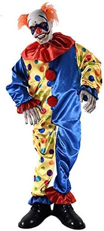 Amazon Co Jp 雰囲気を調整します ゴーストの装飾お化け屋敷をグローイングハロウィーンの飾り 電気怖い 目がホームktvバーのハロウィーンの装飾を脱出怖い小道具ピエロ人形玩具スタンド 休日のテーマに適し Color Xiao Chou ホーム キッチン