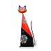 TOOARTS Fortune cat Metal sculpture (Red) Metal Statue Home furnishing articles Handicrafts