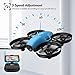 Potensic A30W FPV Drone with Camera, Mini RC Nano Quadcopter with Camera, Auto Hovering, Route Setting, Gravity Induction Mode and 500mAh Detachable Battery (Blue)