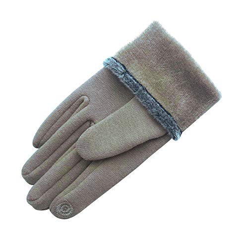 image for T-GOTING Womens Winter Gloves Warm Lined Touch Screen Driving Gloves (