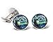 SharedImagination Doctor Who Cufflinks, Vincent Van Gogh Starry Night Cufflinks Cuff Link, Dr Who Tardis Jewelry, Geek Wedding Party Gift
