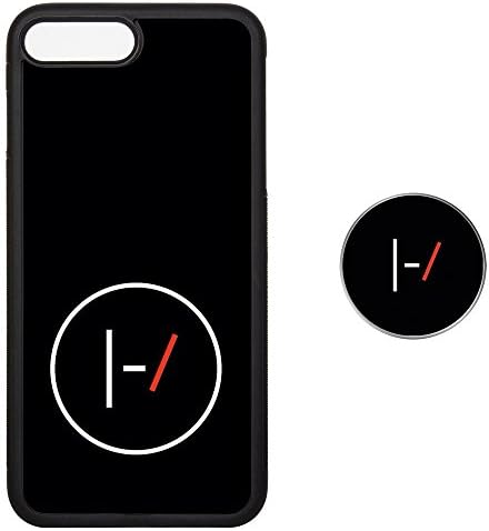 Couple Case iPhone 7 8 Plus and Pop Up Grip Socket, Tire Type To Protect Your Cell Phone Shock Proof Fashion Unique Skin 7P 8P Cover - Twenty One Pilots - H (1)