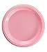 Exquisite Party Solids Pink Plastic Plates For Party Supplies 7