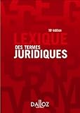 Lexique Des Termes Juridiques (French Edition) by 