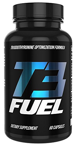 Thyroid Support Supplement with Iodine & Resveratrol - T3 Fuel - Increase Metabolism Naturally - Promotes Weight Loss - Improve Mood & Energy - 30-Day Supply (60 Count)