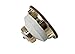KEENEY K1439WH Deep Thread Cast Brass Kitchen Sink Strainer, 3.5-Inch Opening, White