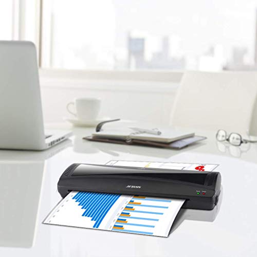Laminator Machine, JZBRAIN A3 Laminating Machine with Fast Warm-Up, Quick Laminating Speed, 13 inches Thermal Laminator for Home School Office Use (Black) - Thumbnail 5