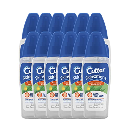 Cutter Skinsations Insect Repellent (12 Pack), Mosquito Repellent