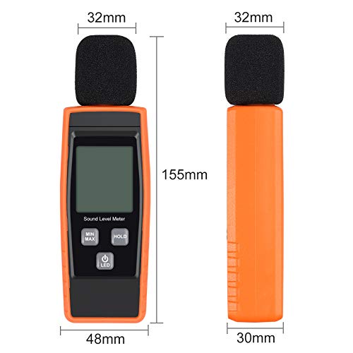 image for LiNKFOR Decibel Meter Digital Sound Level Tester Noise Meter Measureme