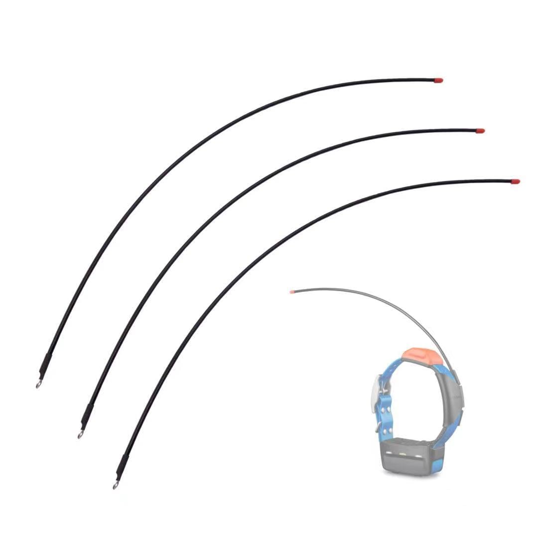 Photo 1 of 3 PCS Replacement Antennas for Garmin Dog Collar, Standard VHF Long-Range Antenna for Garmin T20, TT25, T5, TT10, TT15, DC50, TB10 Dog Device, Black