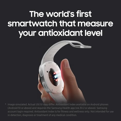 Samsung Galaxy Watch8 Smartwatch, 44mm, Graphite, Bluetooth (CAD Version) - AI Assistant (Gemini), Sleep Coaching, Fitness Tracking