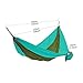 KingCamp Camping Hammock 2 Person Nylon Canvas 220lbs Swing Bed with Side Bag Colorful Stripes Parachute for Outdoor Camping Patio Yard Beach