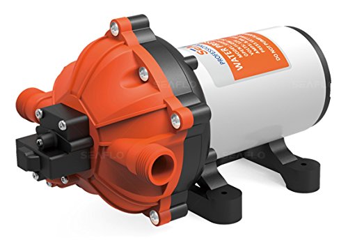 SEAFLO 54-Series Variable Flow Water Pump w/ Bypass - 12V, 5.0 GPM, 60 PSI (5.0 GPM) … (Pump)