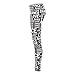 Alexandra Collection Love Dance Leggings for Women Black/White