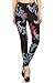 R754-OS Ravishing Love Print Fashion Leggings, One Size