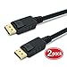 GearIT 2-Pack, Gold Plated DisplayPort to DisplayPort Cable 10 Feet - 4K Resolution Ready (DP to DP Cable) Black