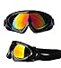 Feier Yusi Adult Professional Ski Goggles Snowmobile Snowboard Skate Snow Skiing Goggles with 100% UV400 Protection Bright lens TPC Frame Material Anti Sand Wind & UV Suitable Hiking Surfing Skiing