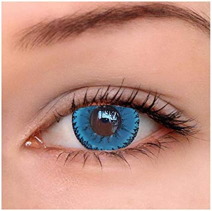 Women's Multi-Color Colored Charm and Attractive Makeup Eye Mask Shadow Little devil blue