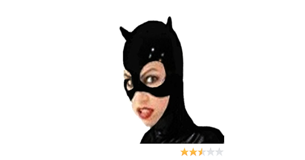 FASHION QUEEN Womenu0027s Catwoman Mask Hat Fancy Dress Dark Cosplay Accessory