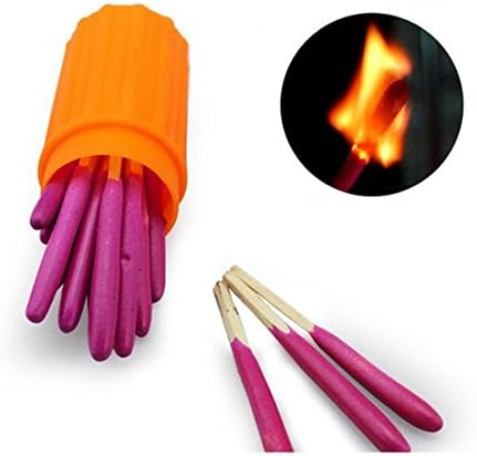 Jackie Waterproof Windproof Survival Emergency Light Storm Matches Match 6 Packs