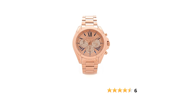 Bradshaw Rose-Gold Tone Watch MK6321 
