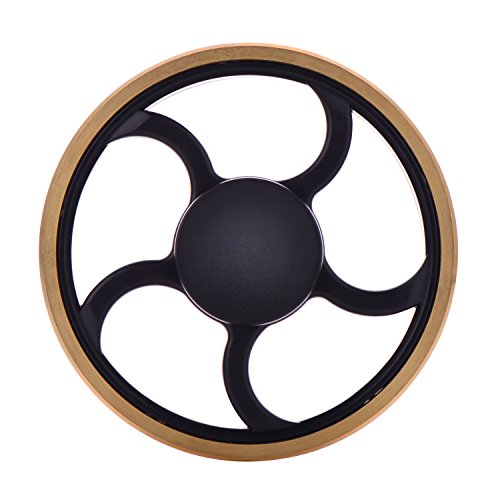CFIKTE Fidget Hand Spinner EDC Focus Anti-Anxiety Finger Toy,Circular Stress Reducer Mute Balance Spin 3-5 minutes Gadget Perfect Size For Kids Ladies ADHD Anxiety Autism Adult Gift