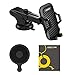 LEEIOO Car mount Dashboard&windshield Car Phone Holder Cell Phone Car Cradle for iPhone X 8/8s 7 7 Plus 6s Plus 6s 6 SE Samsung Galaxy S8 Plus S8 Edge S7 S6 Note 8
