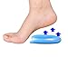 Elandy Silicon Gel U-Shaped Spur Cup Heel-Plantar Fasciitis Cushion Remission Correction U-Shaped Heel Pad L