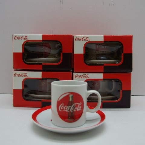 Coca Cola 日本全国 送料無料 コカコーラ カップ ソーサー 5個セット