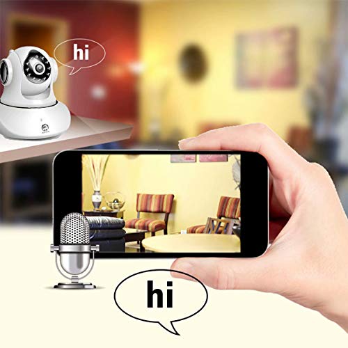 JOOAN WiFi Security Camera IP Inddor Home Camera Wireless with Two-Way Audio Night Vision 720P Camera for Pet Baby Monitor - Thumbnail 5
