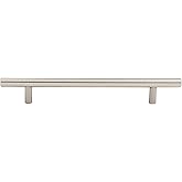 Top Knobs M431 Bar Pulls Collection 6-5/16" Hopewell Bar Pull, Brushed Satin Nickel