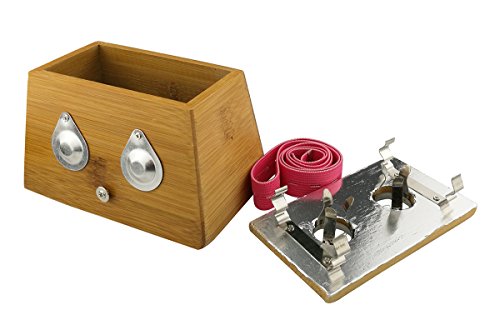 Winterworm Bamboo Two Hole Healing Box for Moxa Moxibustion Medicine Therapy