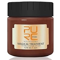 PURC Hair Treatment Mask, 120ML Magical Hair Mask 5 Seconds Repairs Damage Hair Root Hair Tonic Keratin Hair & Scalp Treatment