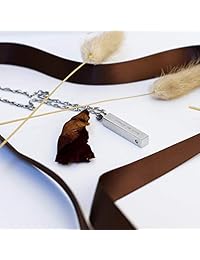 XIUDA - Collar con colgante de urna para cenizas, recuerdo de cremación