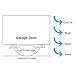 Houseables Garage Door Seal, Weather Stripping, Bottom Replacement, 5/16