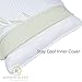 Bamboo Sleep Premium Bamboo Memory Foam Pillow. Ultra Cool Hypoallergenic Washable Bamboo Cover USA Designed Queen