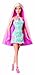 Barbie Hairtastic Blue Dress Long Blonde Hair Doll