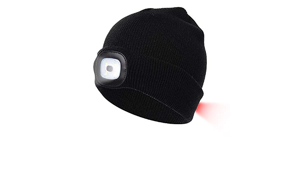 Knitted Hat with Light, Led Beanie Hat 